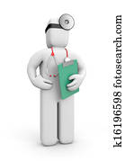 Doctor with clipboard