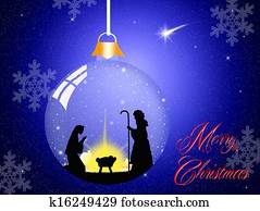 escena natividad navidad