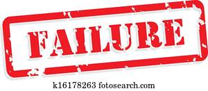 Failure Rubber Stamp Failure Rubber Stamp
