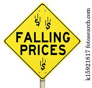 fallender, preise, reduziertes, schwingen, kosten, besondere, verkauf, rabatt