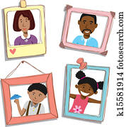 familia americana africana