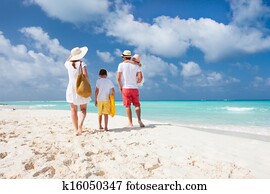 Family beach vacation