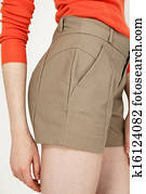 Fashion short pants side view