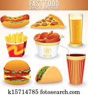 Fast Food Icons. Fast Food Icons.
