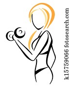 Fitness symbol Fitness symbol