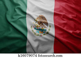 Mexican flag Clipart | u13383810 | Fotosearch