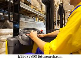 Forklift operator