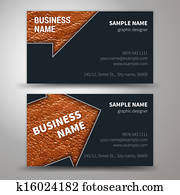 geschäftskarte, satz