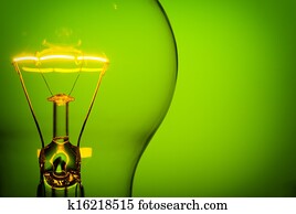glowing light bulb glowing light bulb