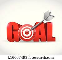 goal and target and dart illustration design goal and target and dart illustration design