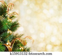 Golden Christmas tree background Golden Christmas tree background