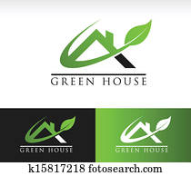 Green House Roof Icon Green House Roof Icon