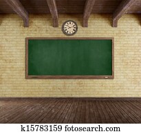 Grunge empty classroom Grunge empty classroom