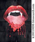 Grunge vampire lips Grunge vampire lips