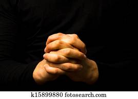 Hands in prayer Hands in prayer