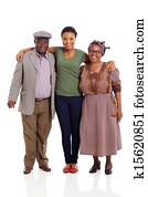 happy african family 