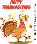 Happy Thanksgiving With Turkey Happy Thanksgiving With Turkey