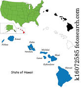 Hawaii map Hawaii map