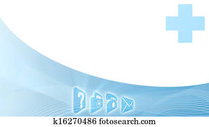 Health care banner card. Health care banner card.