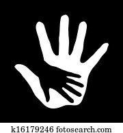 Helping hand. Helping hand.