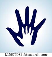 Helping hand. Helping hand.