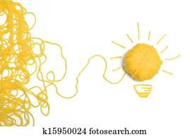 idéia, e, inovação, conceito