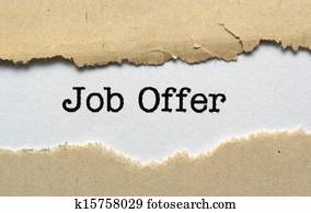 Job offer Job offer