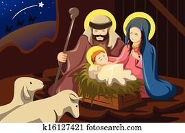Joseph, Mary and baby Jesus Joseph, Mary and baby Jesus