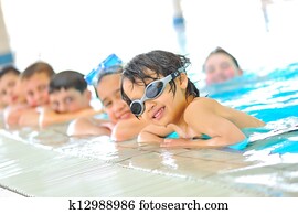 Kids in pool Kids in pool