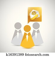 kontakt, unser, unterstützung, team, begriff, abbildung