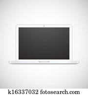 Laptop isolated on white background Laptop isolated on white background