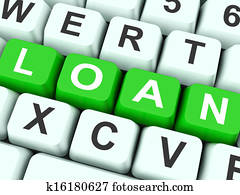 Loan Keys Show Lending Or Funding