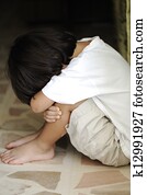 Lonely alone kid