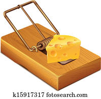 mausefalle, käse