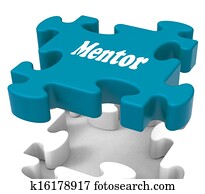 Mentor Puzzle Shows Knowledge Advice Mentoring And Mentors Mentor Puzzle Shows Knowledge Advice Mentoring And Mentors