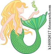 Mermaid Clipart Vectors | Our Top 1000+ Mermaid Graphics Page 6