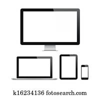 Modern computer and mobile devices set