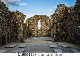 Monastic City with Ruins of The Cathedral