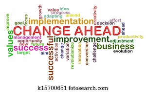 mudança, à frente, palavra, etiquetas
