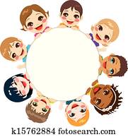 Multi-ethnic Children Group Multi-ethnic Children Group