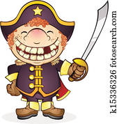 Navy Boat Captain Cartoon Character Navy Boat Captain Cartoon Character
