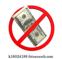 No Money Symbol