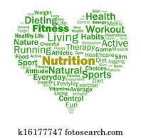Nutrition Heart Shows Healthy Food Nutrients And Nutritional Nutrition Heart Shows Healthy Food Nutrients And Nutritional