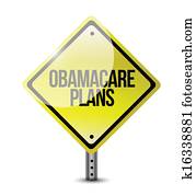 obamacare, διάγραμμα, δρόμος αναχωρώ, εικόνα, σχεδιάζω