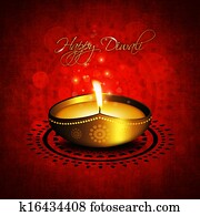 oil lamp with diwali diya greetings oil lamp with diwali diya greetings