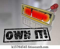 Own It Branding Iron Ownership Claim Responsibility
