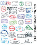 Passport Stamps Passport Stamps