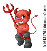 Red Devil Cartoon Red Devil Cartoon