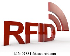 red RFID Tag 