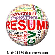 Resume wordcloud word tags
